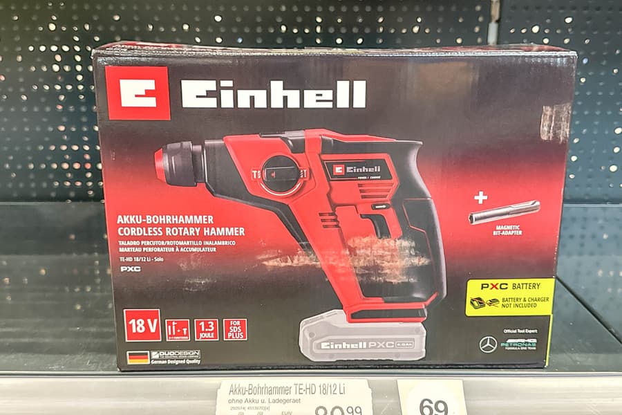 Akku Bohrhammer Einhell TE-HD 18/12 Li-Solo